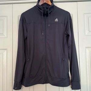 Adidas Women’s Blue ClimaLite ZipUp Jacket